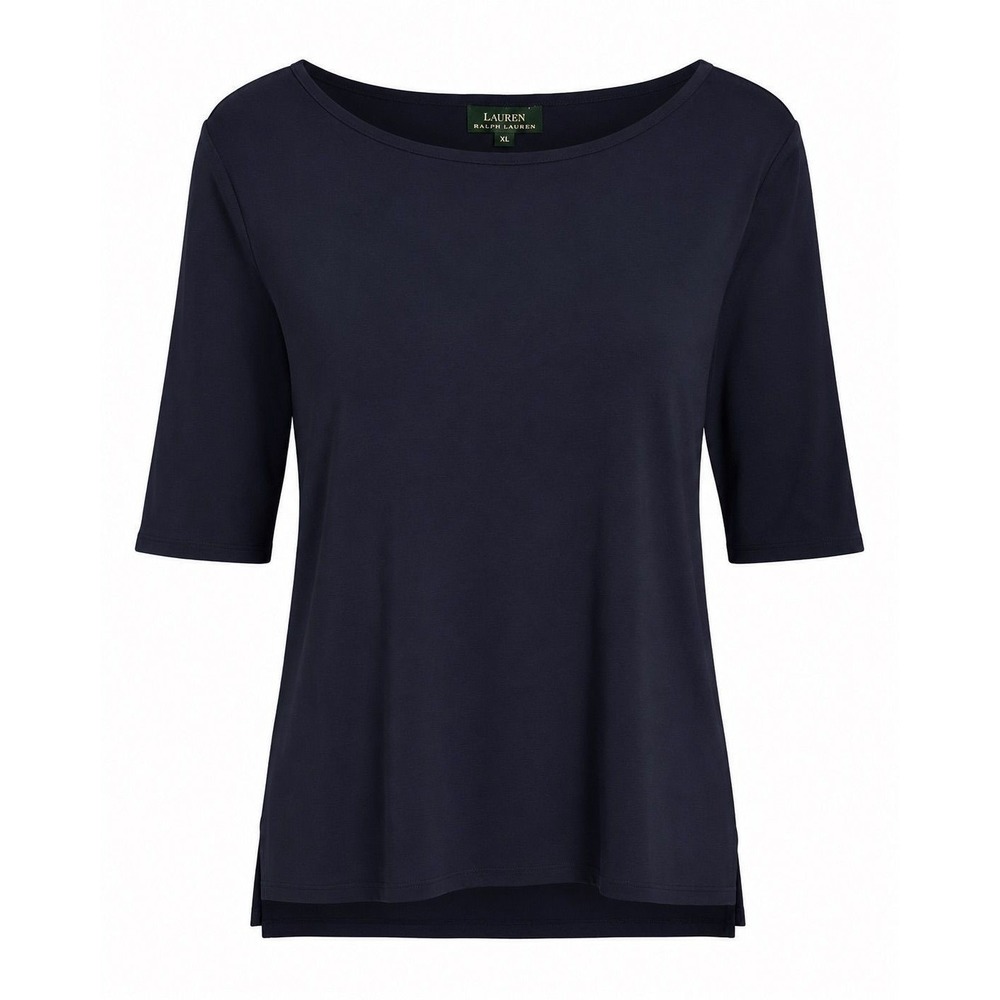 RALPH LAUREN navy blue half sleeve top size Medium